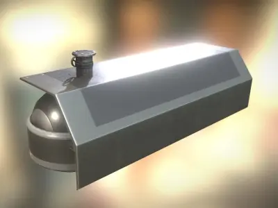 Fuel Tank Basic Version Low-poly 3D model