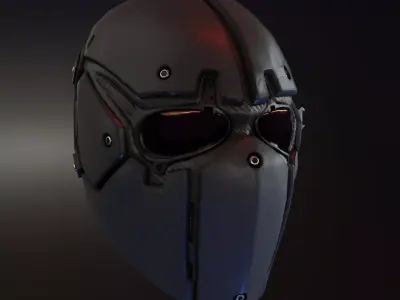 Devtac Ronin Ballistic Mask BASIC Low-poly 3D model