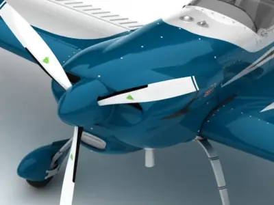 Zlin Z50 LS 3D model