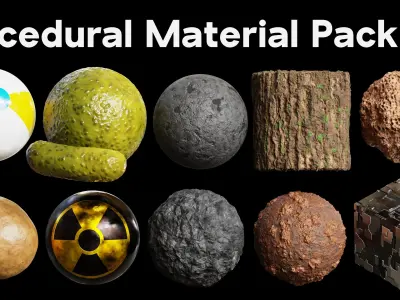 Blender Procedural Material Pack 9 Texture