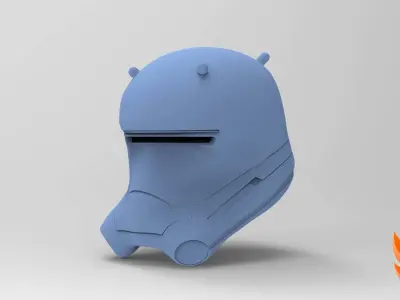 Snow trooper helmet from starwars 3D model
