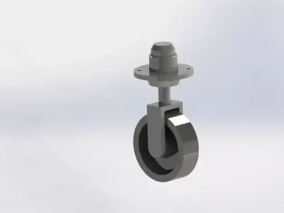 Swivel Wheel 575 Free 3D model