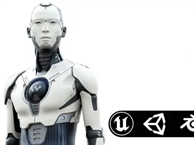 HUMANOID ORPHEUS-D  Rigged for Unreal Engine - Unity - MIXAMO 3D model