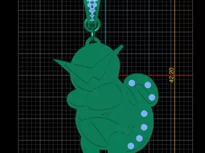  Yellow Jacket Wasp Pendant 3D Pendant Model 3D print model