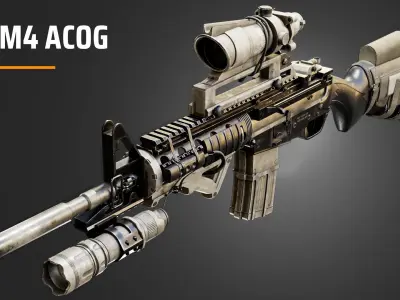 M4 Acog 3D model