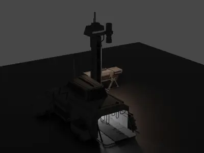 Military Base 3D model 3D model