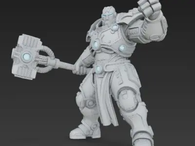 3D Printable Iron Oath Thunderstrike Heavy Battle Armor 3D model