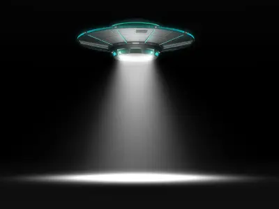 Alien UFO  3D model