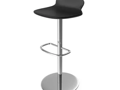 Leo Swivel Stool With Adjustable Base Free 3D model