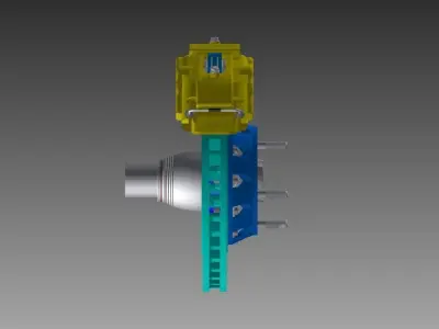 Brake disc plate 3D model