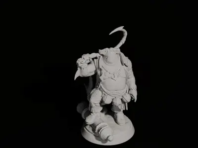sharkman 3D print model