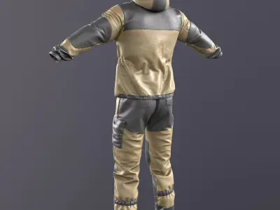 Gorka 4 BARS Male Clothing  Low-poly 3D model