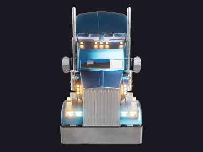 KENWORTH w900 3D model