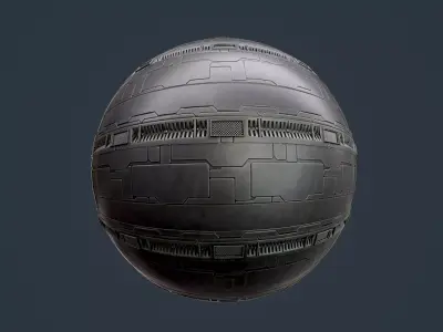 Sci-Fi Military Seamless PBR Texture 127 Texture