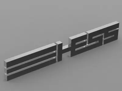 hess logo 3D model