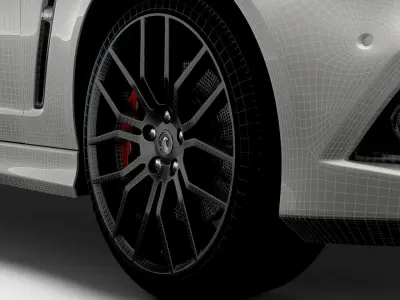 Vauxhall VXR8 2015 wheel 3D model