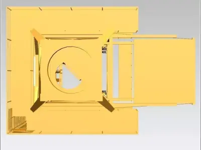 TOWER CRANE -Crane climbing segment- Free 3D model