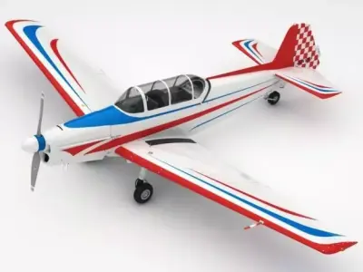 Zlin 526 F 3D model