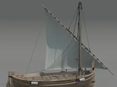Llaut Spanish Boat 3D model