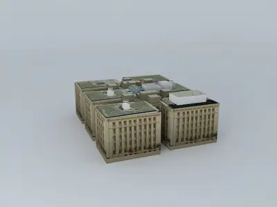 ANZAC Square Buildings Free 3D model