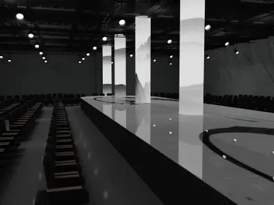 Catwalk Stage 3D model