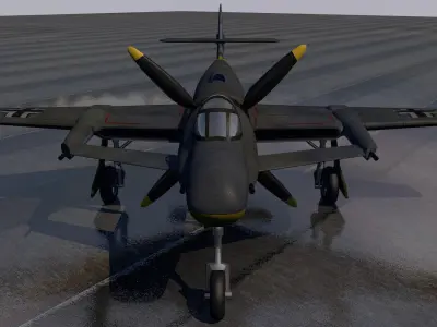 Blohm und Voss Bv-P 192 3D model