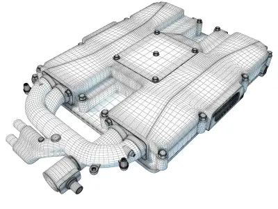 Engine Supercharger 3D model