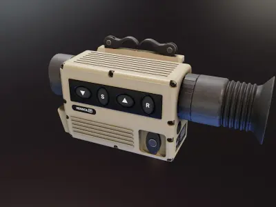 Fire Control Optic System FLV 4x30 Low-poly 3D model