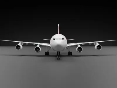 Airbus A340-300 Swiss Air 3D model