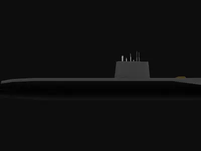 USS Nautilus 3D model