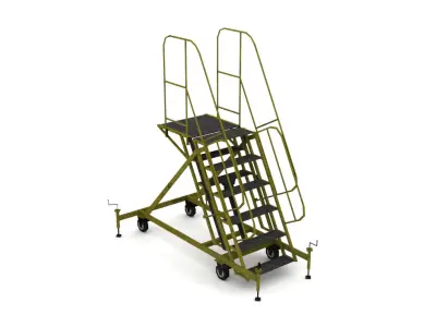 Airfield ladders Low-poly 3D model