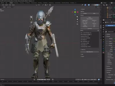 Ronin Predator from Predator Killer of Killers 3D print model