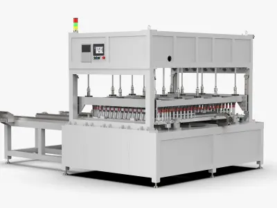 Automatic Energy Battery Pack Air Tightness Detection Machine 3D model