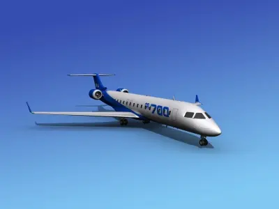 Bombardier CRJ700 Bombadier 3D model