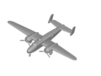 North American B-25 Mitchell 3D model