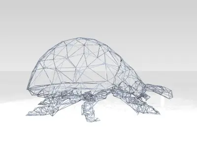 Ladybird Wireframe 3D model