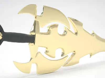 Sword of Darkness Gold 3D model