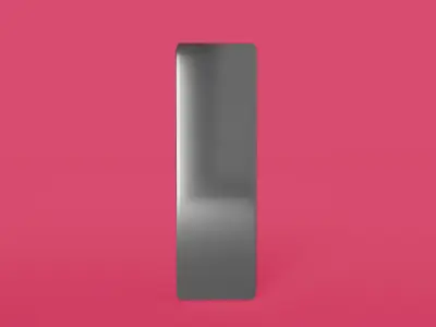 Elevator control panel 2 Low-poly 3D model