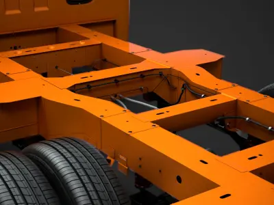 Opel Movano CrewCab DW E30 Chassis 2020 3D model