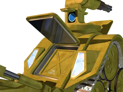 fighting robot 3D model