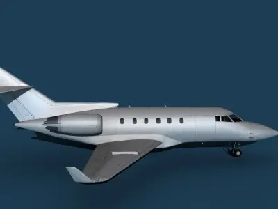 Hawker Siddley 800SR V15 3D model