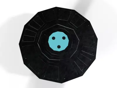 Sci-Fi Conference Table - Game Ready Low-poly 3D model