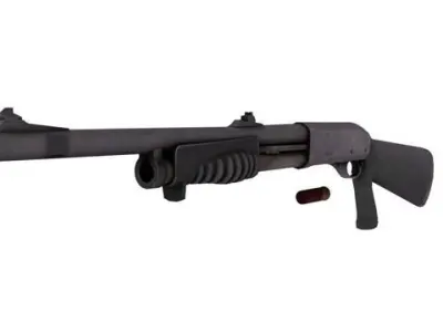 shotgun 870 Free low-poly 3D model