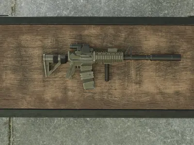 Rifle Pistola 3D model