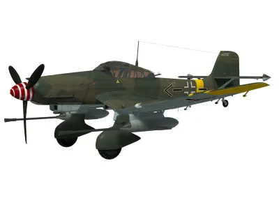 Junkers Ju87 G2 Stuka 3D model