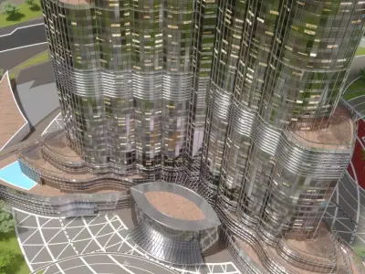 Burj Khalifa 3D model