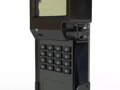 Military Radio-Scanner 3D model