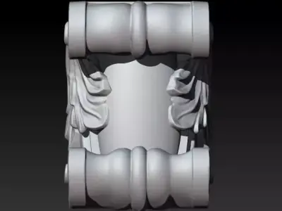 Classical Fireplace Free 3D model