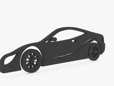 Car Silhouettes Collection 3D model