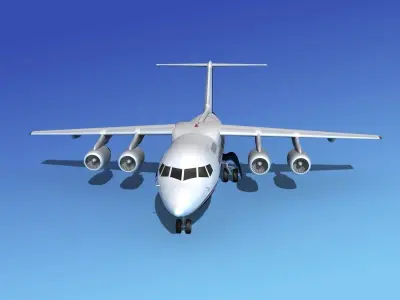 BAe 146-200 Presidential 3D model